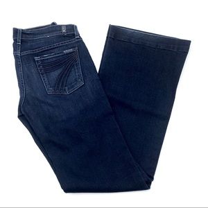 7 For All Mankind Jeans - 7 for all Mankind Dojo Flare Leg Jeans, Size 29 7 For All Mankind Jeans - 7 for all Mankind Dojo Flare Leg Jeans, Size 29